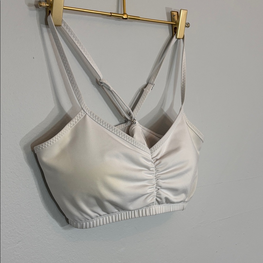 Handful White Sports Bra Size Large - Picture 2 of 8